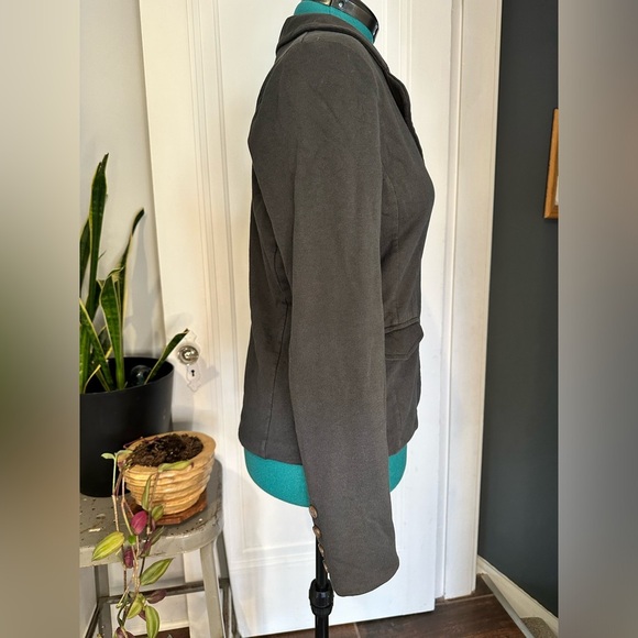 J.Crew 100% cotton dark gray suit jacket medium - Picture 7 of 14